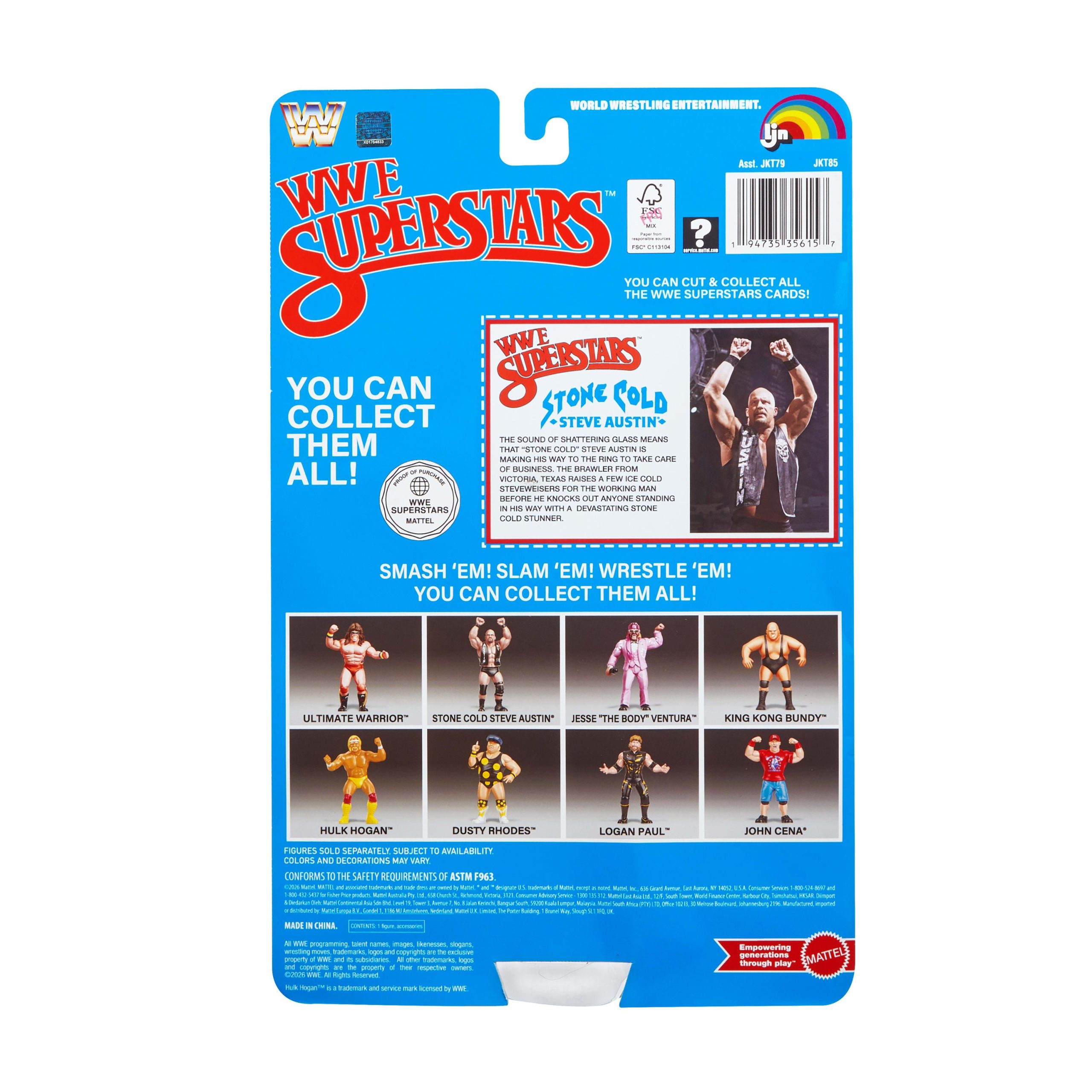 Wwe Superstars Ljn Figurine Articul??e Stone Cold Steve?Austin - Image 6