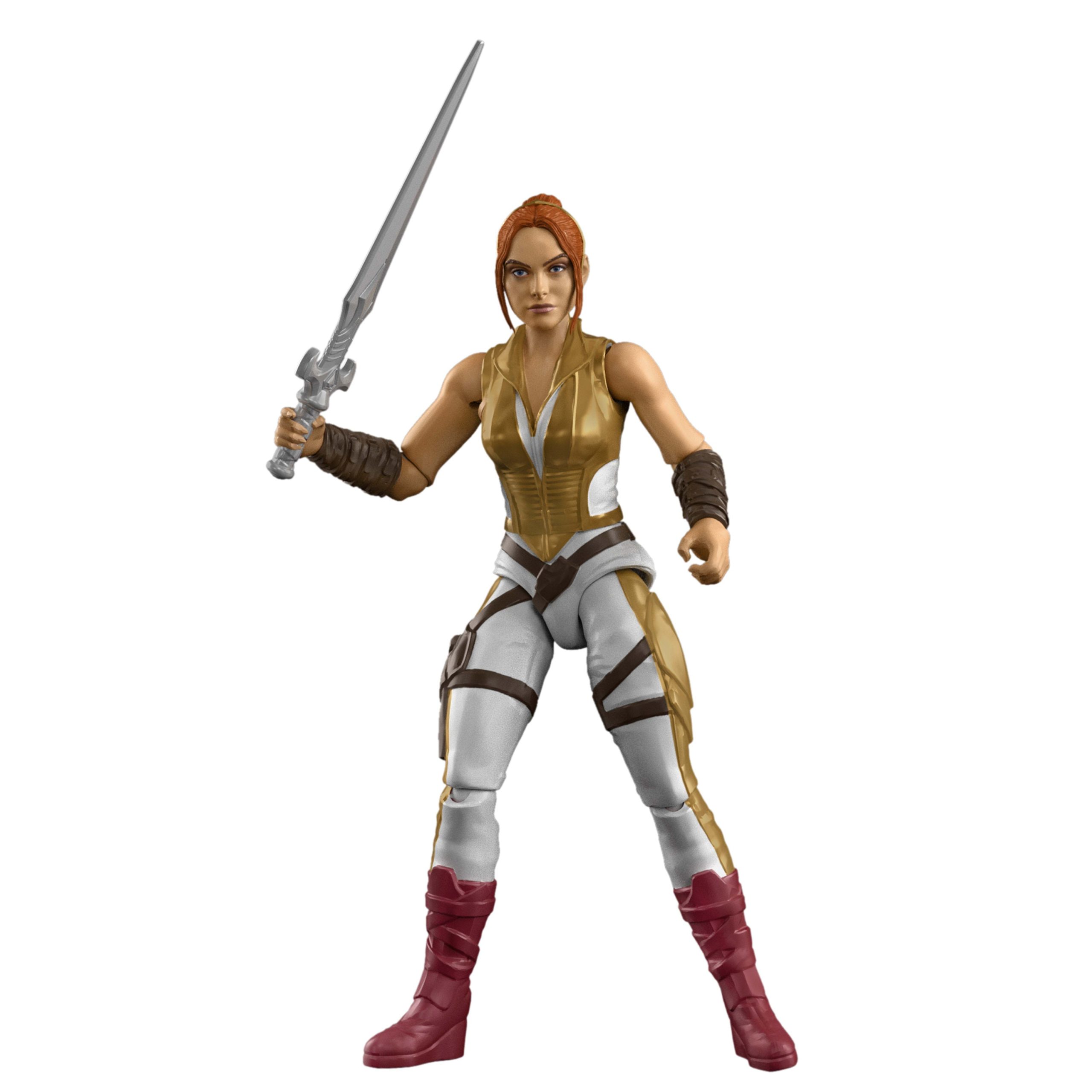 Masters Of The Universe 2026 Movie Teela 5.5 inch Action Figure. Sword & Staff & Hair Up - Image 3