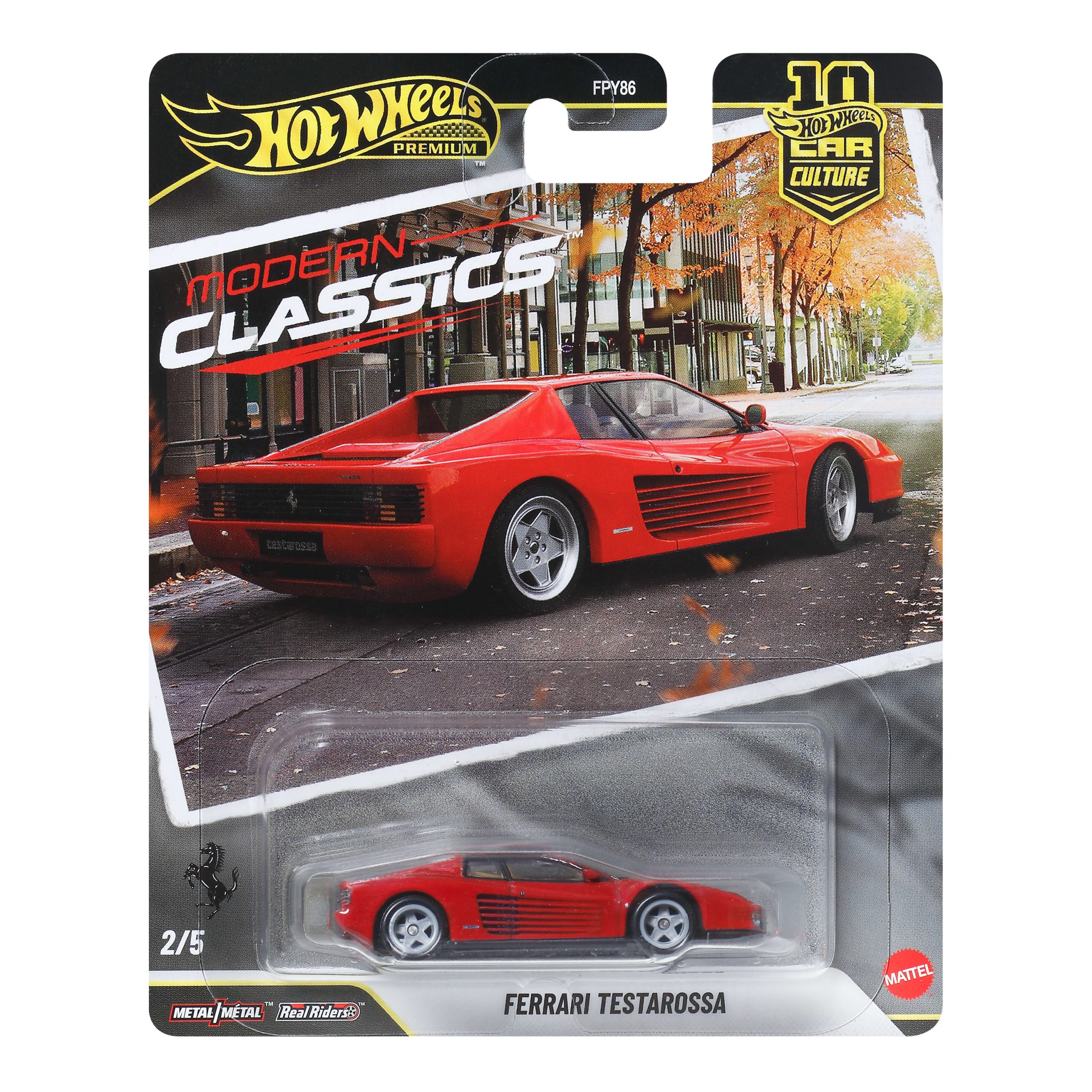 Hot Wheels Collector Ve??culo de Brinquedo Carro Cultura Automotiva Ferrari Testarossa