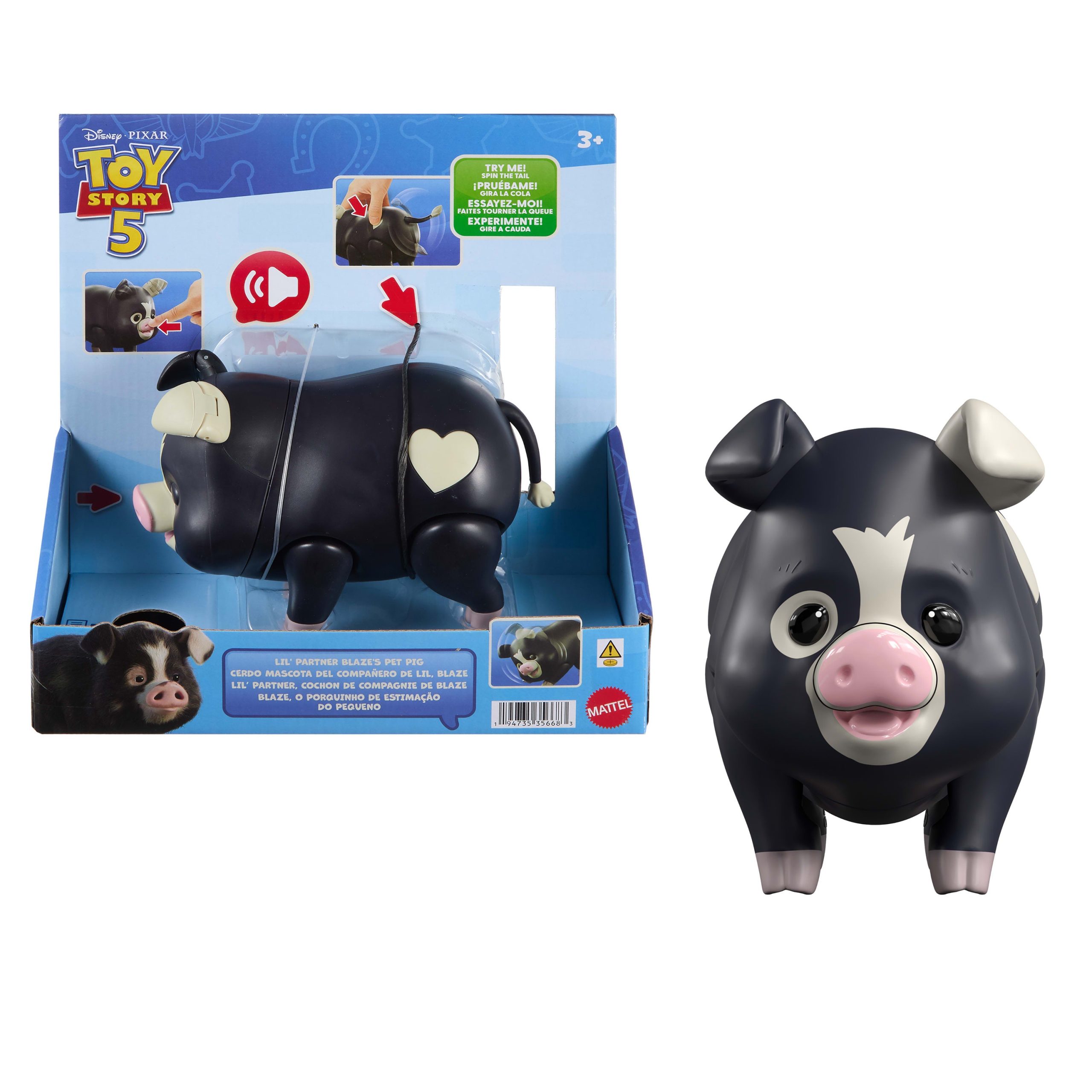 Disney And Pixar Toy Story 5 Lil' Partner Blaze's Pet Pig Feature Figure With Sounds