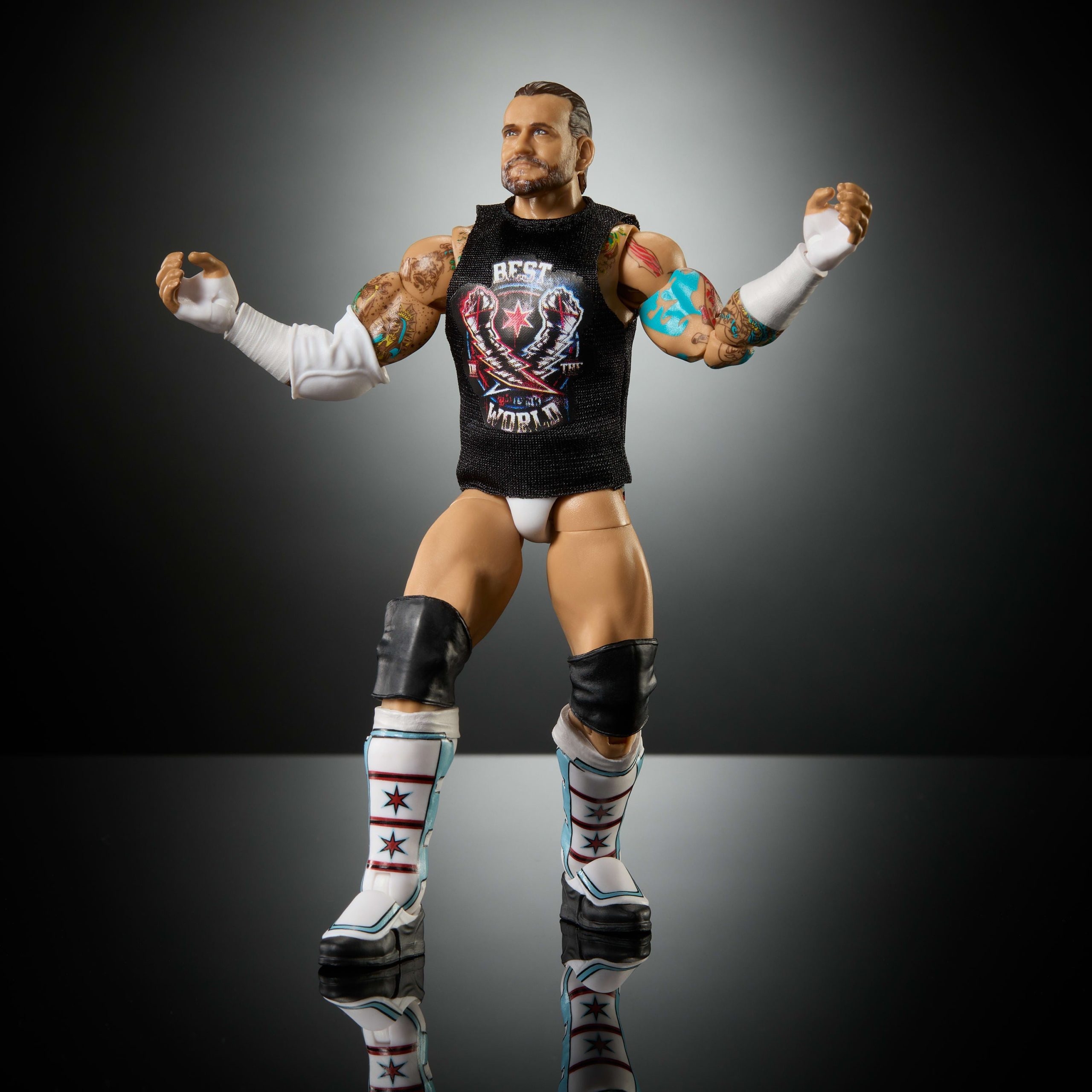 Wwe Figurine Articul??e ??lite Cm Punk - Image 5