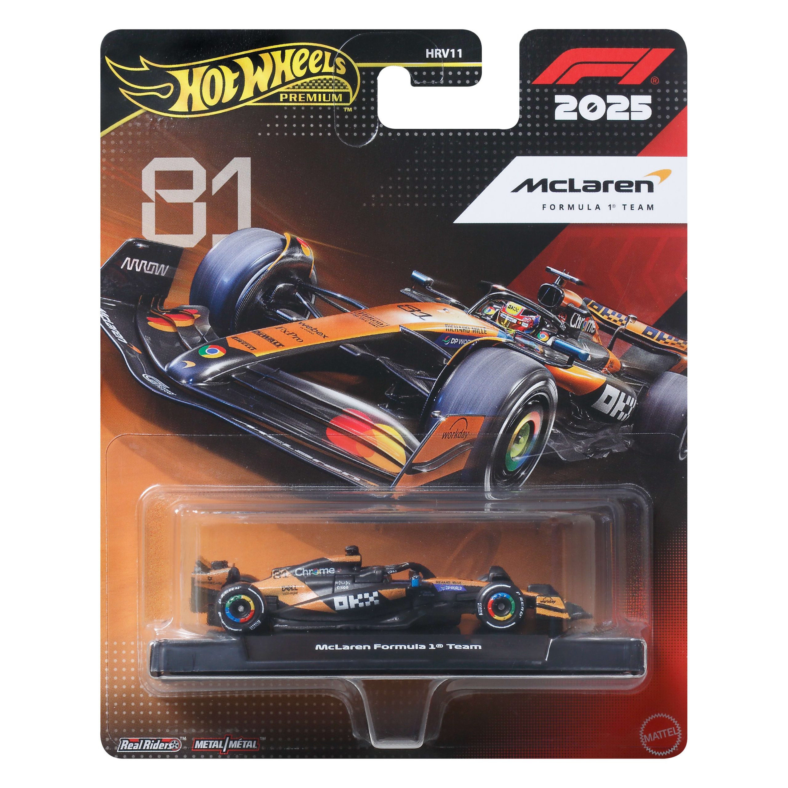 Hot Wheels Collector Ve??culo de Cole??o Equipe McLaren Formula 1 Oscar Piastri