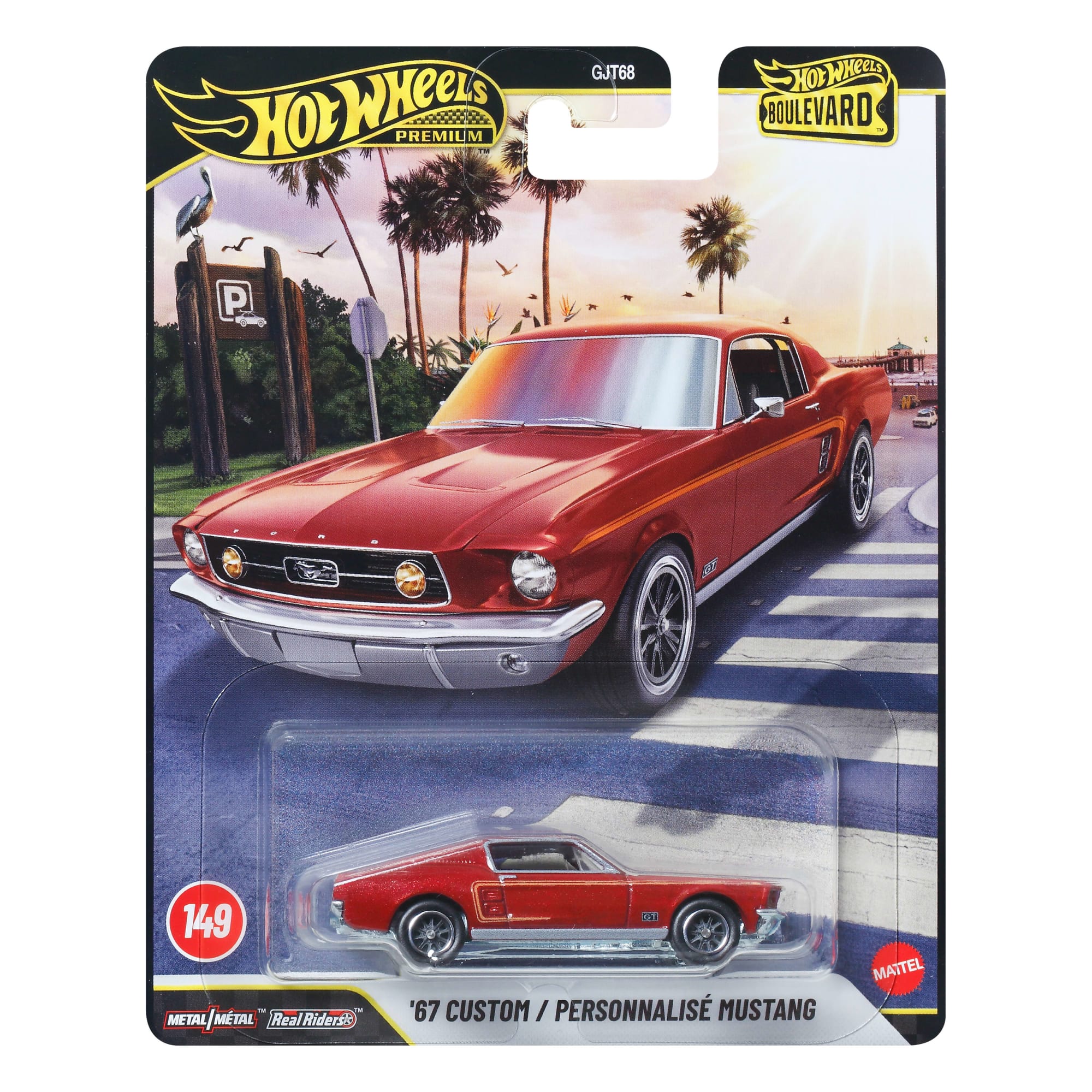 Hot Wheels Premium Boulevard '67 Custom / Personnalis?? Mustang
