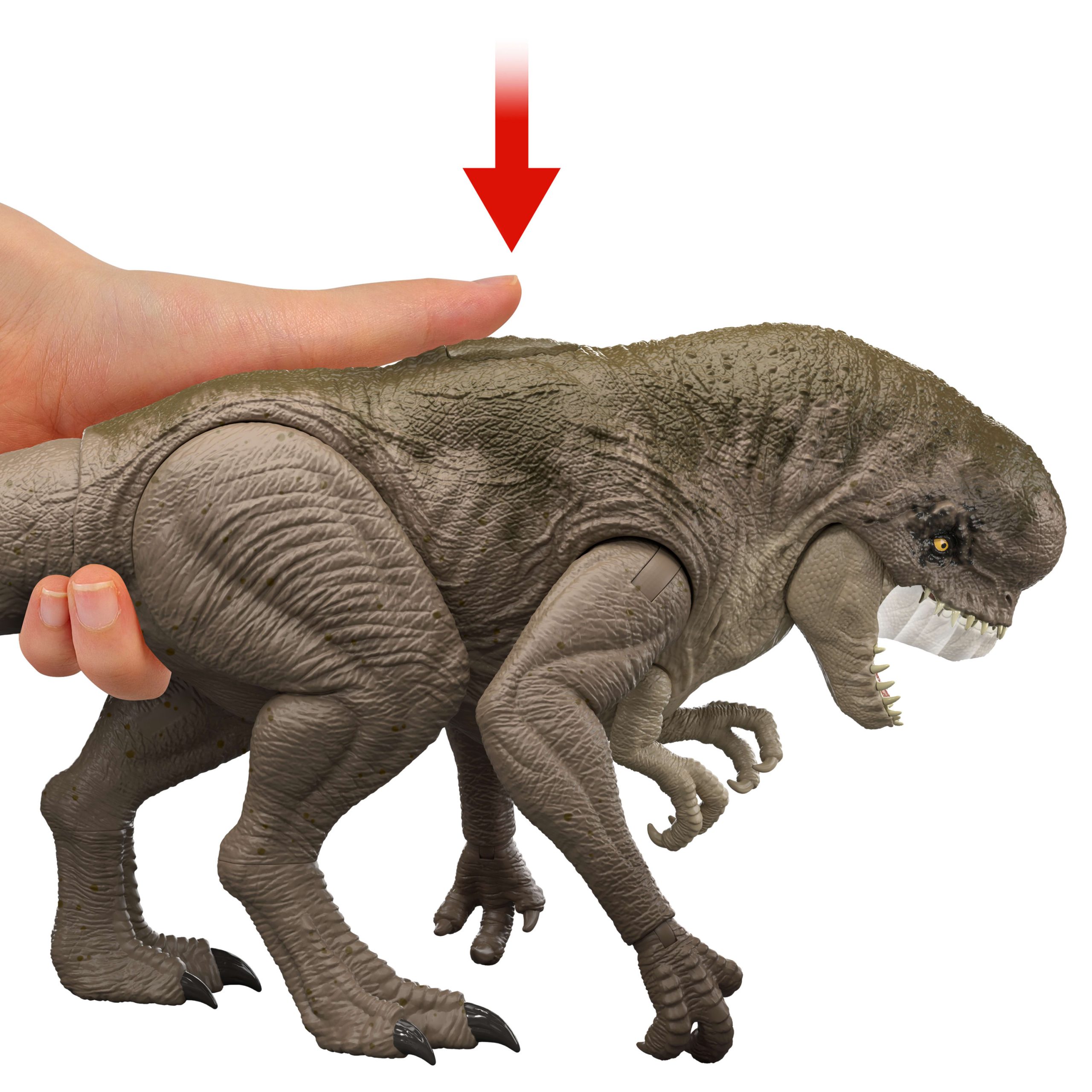 Jurassic World ?C Figurine Articul??e de Dinosaure ?C Distortus Rex. Dinosaure M??chant de 40.6?Cm Avec Action de Morsure - Image 2