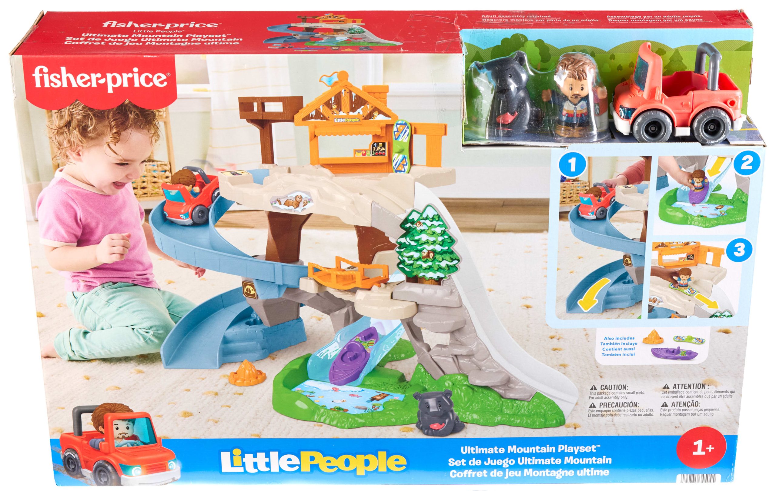 Little People Brinquedo para Beb??s Conjunto de Brincadeira Montanha Definitiva - Image 6