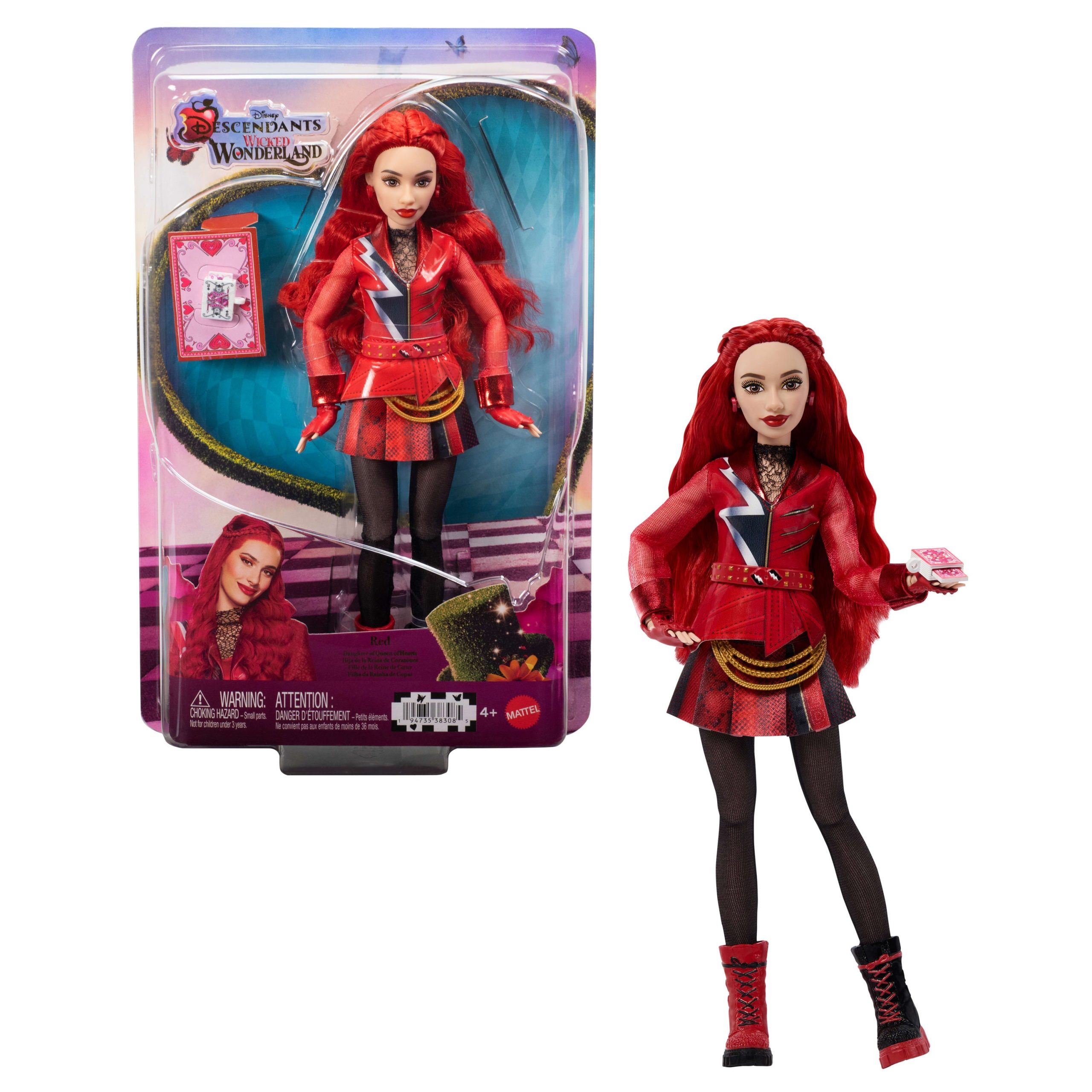 Disney Poup??e Red. La Fille de La Reine de C?ur Accessoires