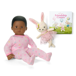 Bitty Baby? Doll #1 in Pastel Pink + Bunny Friend & Board Book