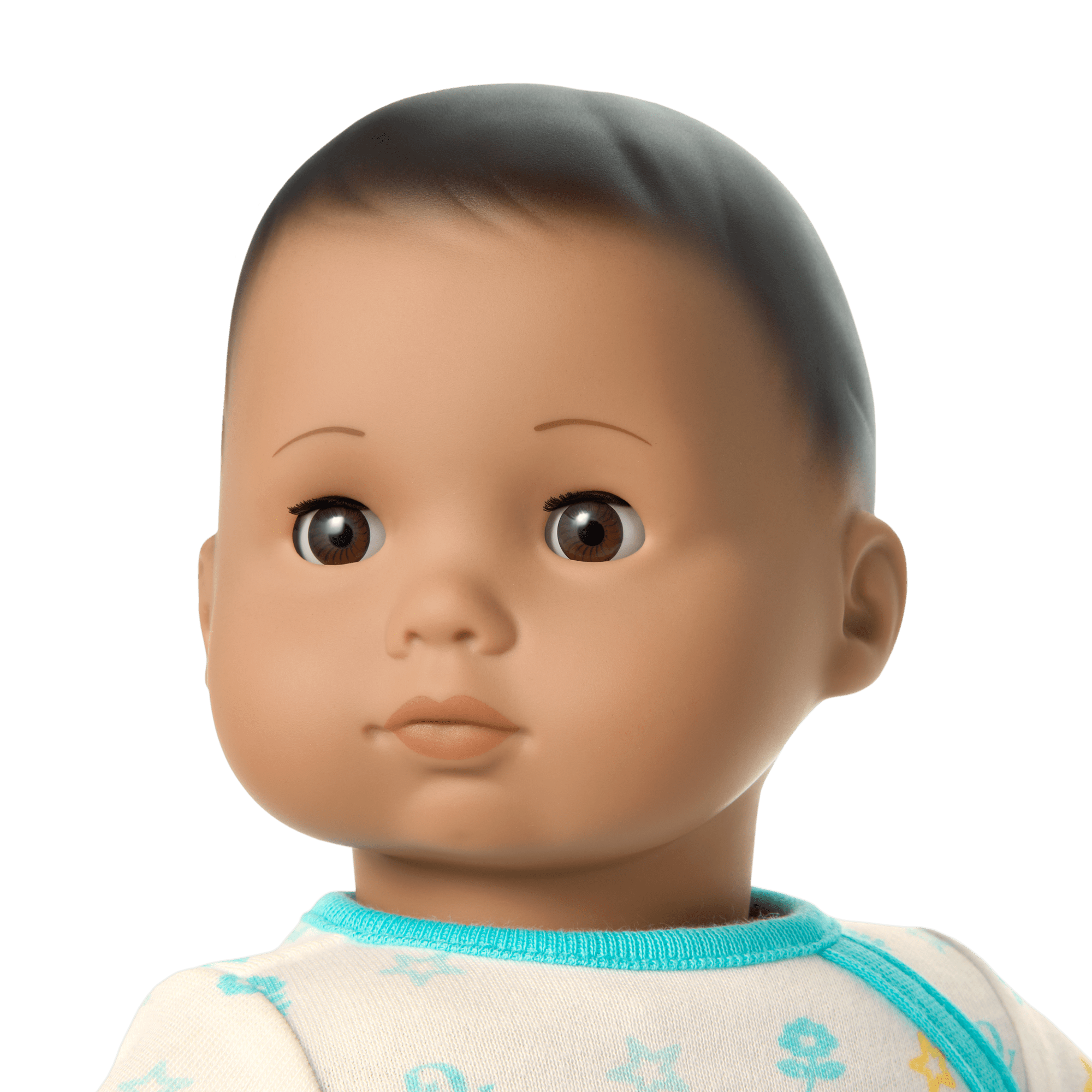 Bitty Baby? Doll #5 with dark-brown hair in Pastel Blue - Image 3