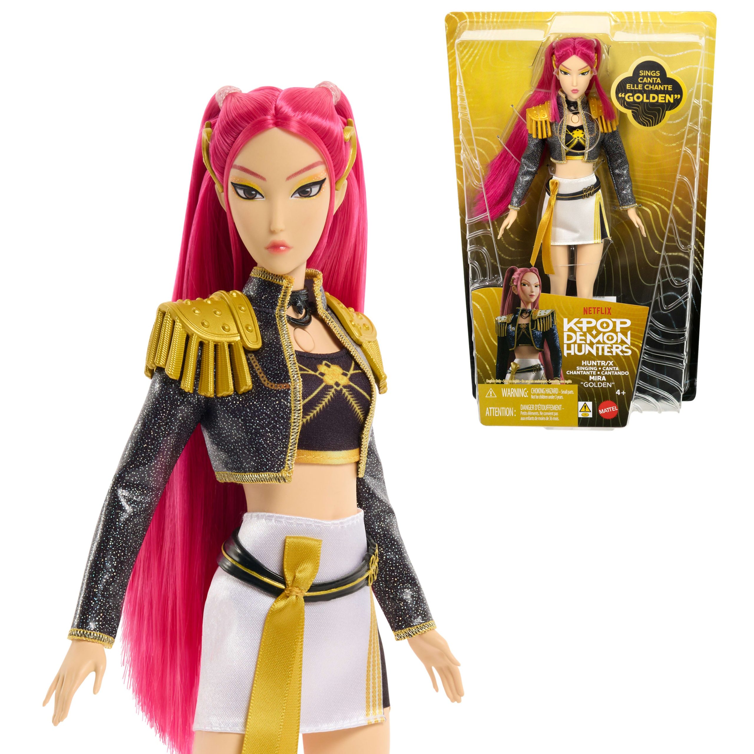 KPop Demon Hunters Boneca Mira com can??o