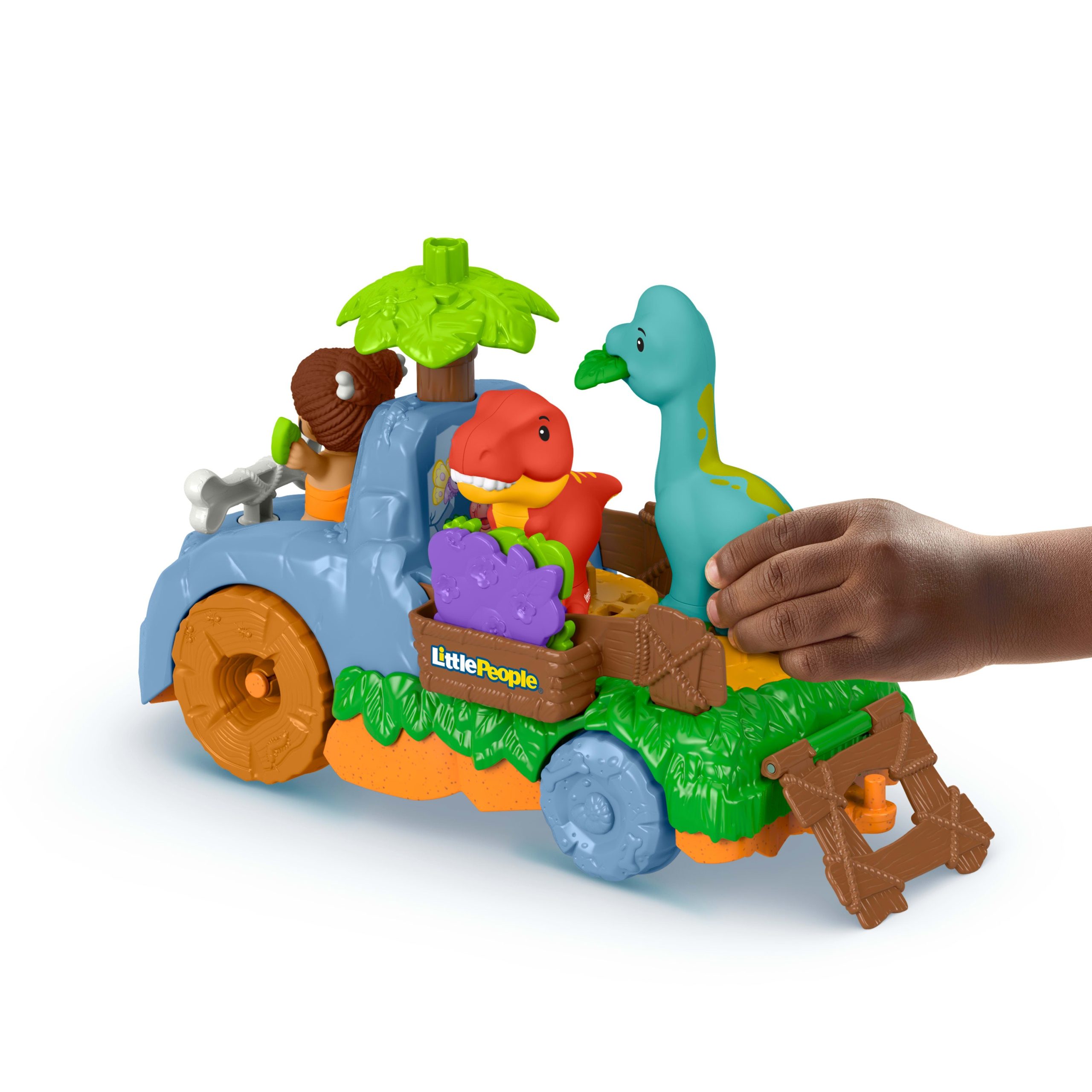 Camion Dino Gigoteur Little People de Fisher-Price. Coffret de Dinosaures de 6???l??ments Pour Les Tout-Petits - Image 4
