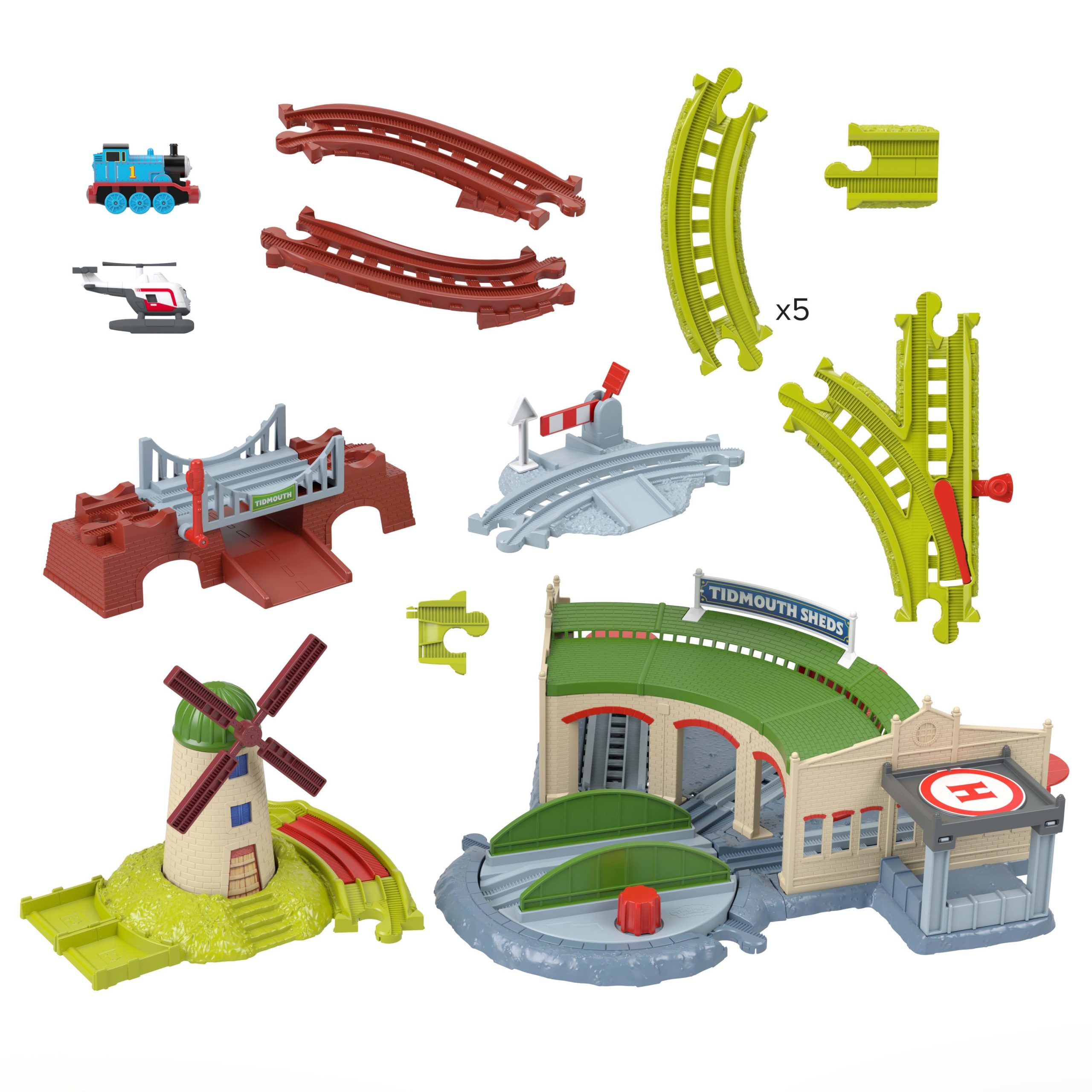 Thomas e Seus Amigos Pista de Brinquedo Pista Galp?es De Tidmouth - Image 5