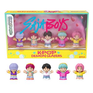Coffret KPop demon Hunters: Saja Boys Little People Collector en ??dition Sp??ciale. 5?Figurines