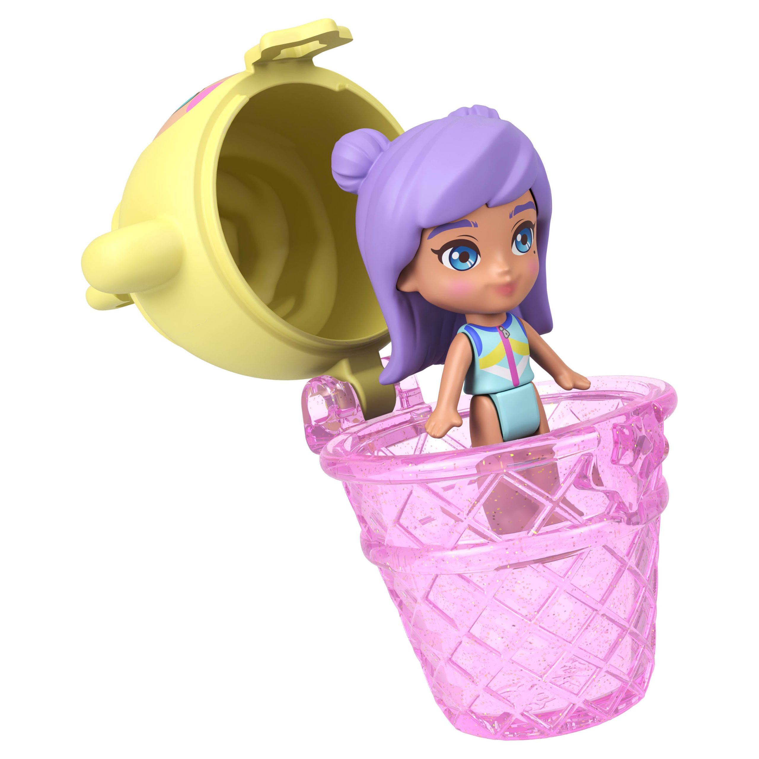 Polly Pocket Set de Juego Compacto Changuito Pi?a Colada - Image 3