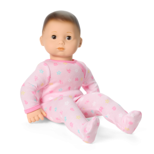 Bitty Baby? Doll #2 with brown hair in Pastel Pink