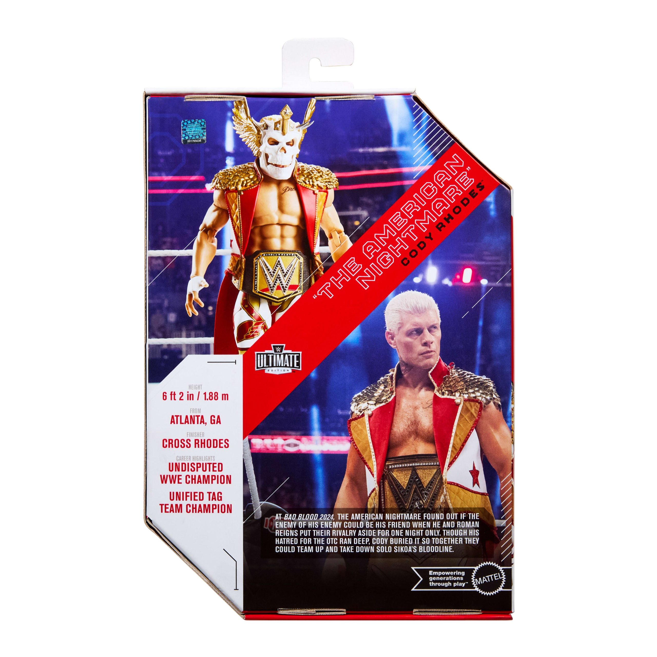 WWE Ultimate Edition Cody Rhodes Action Figure & Accessories Set. 6-inch Collectible Superstar - Image 6