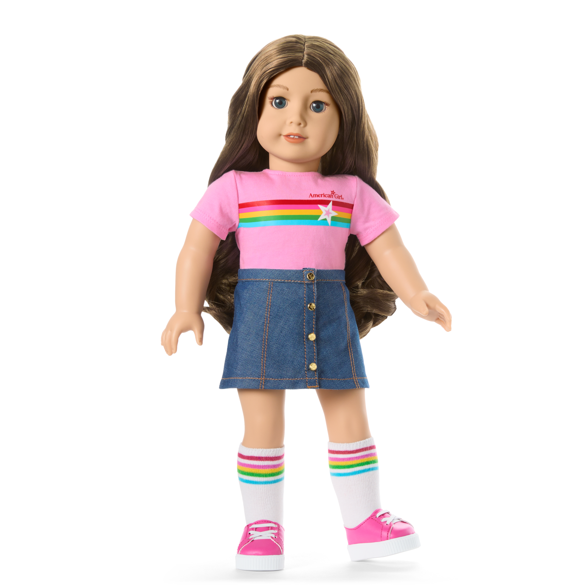 Truly Me? 18-inch Doll #126 with wavy brown hair - Image 11