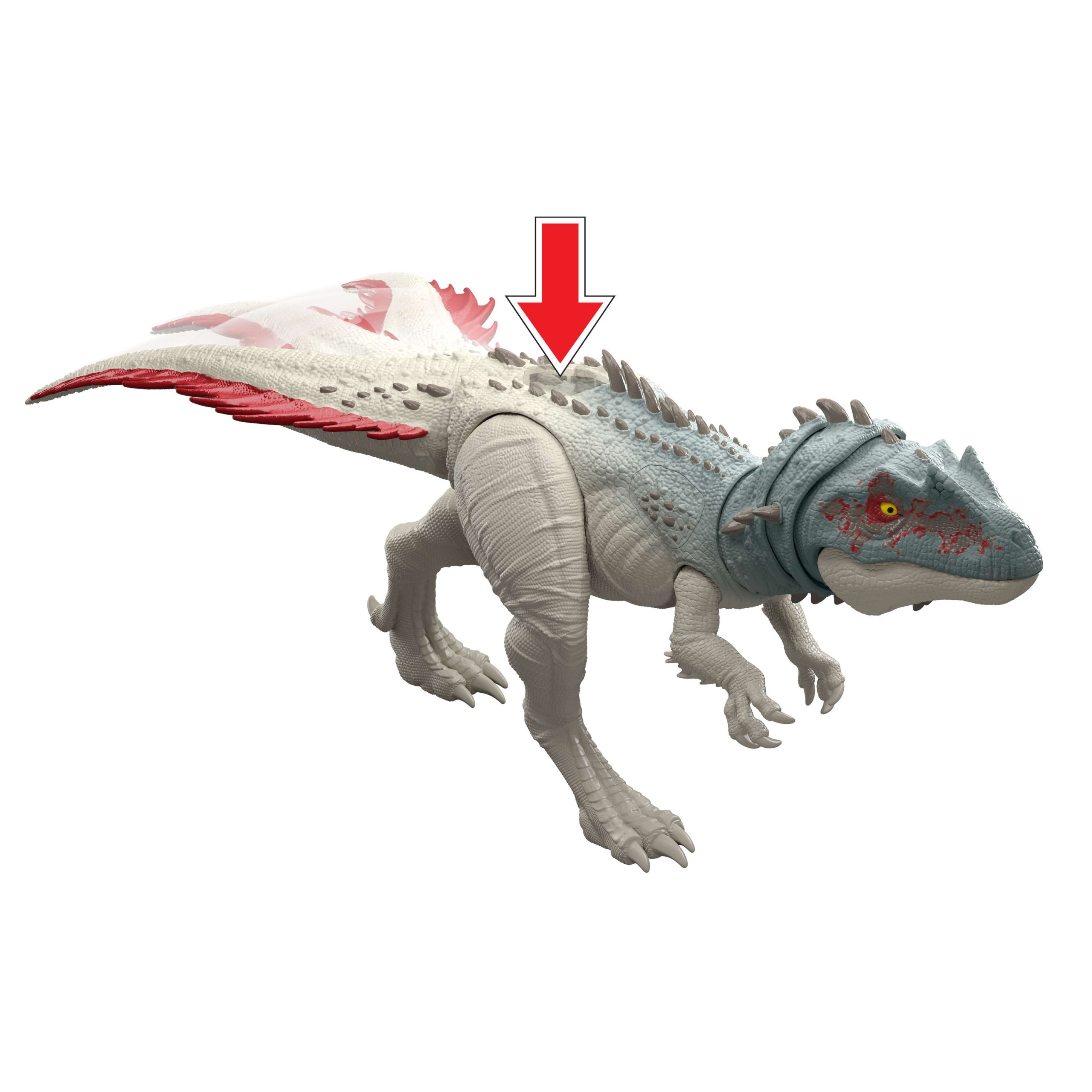 Jurassic World Gigantic Thrashers Torvosaurus Dinosaur Action Figure Toy. 2 Attacks & EVolve Feature - Image 3