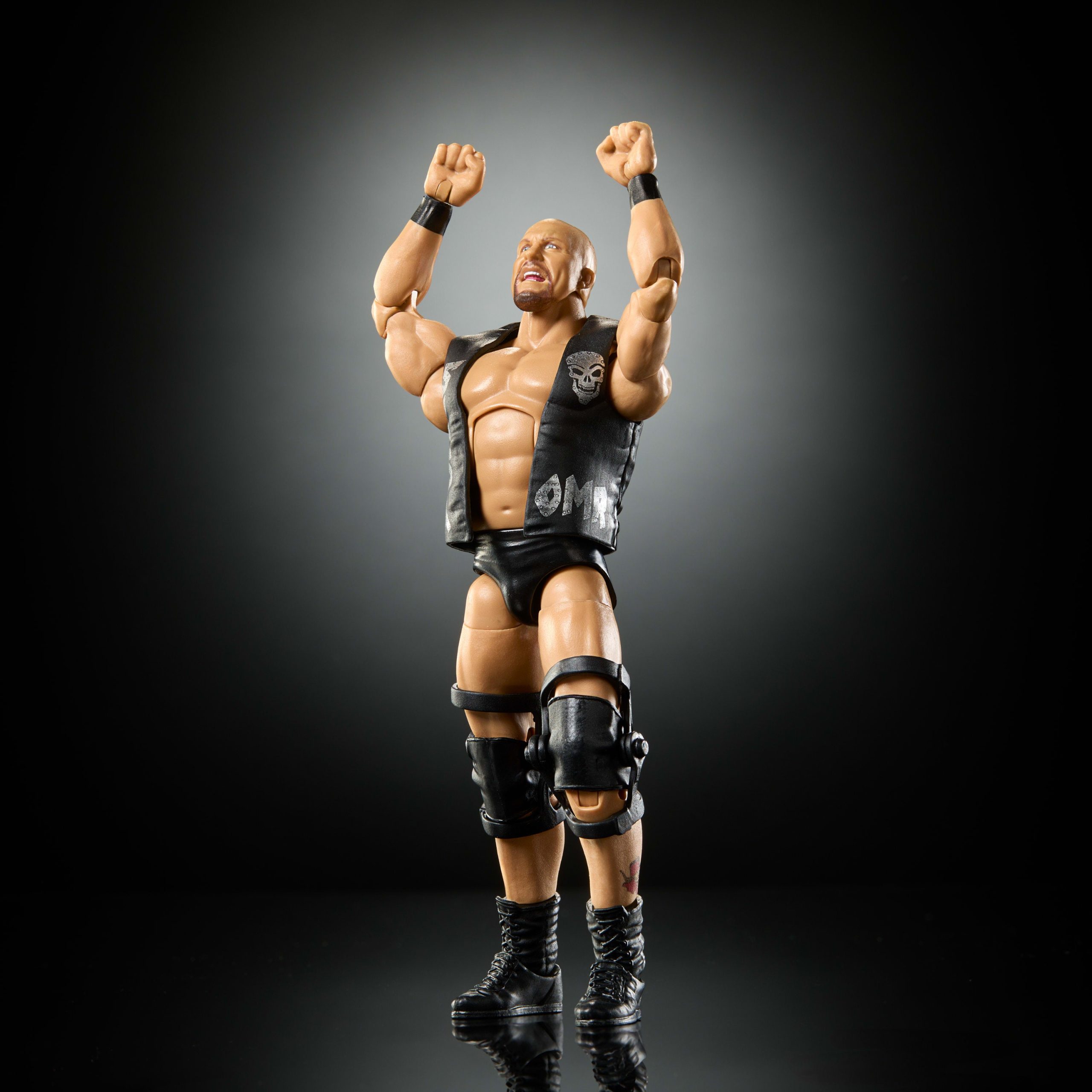 WWE Elite Stone Cold Steve Austin Action Figure. Greatest Hits 2025 Set. 6-inch Collectible & Accessories - Image 3