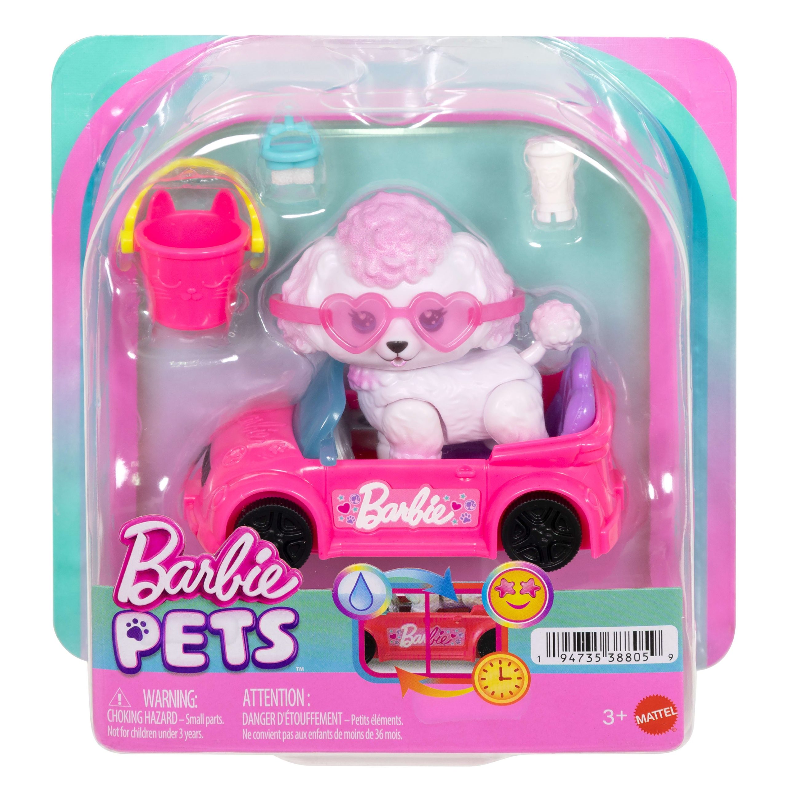 Barbie Dream Squad Pet Poodle And Convertible With Color-Changing Accessories - Image 6