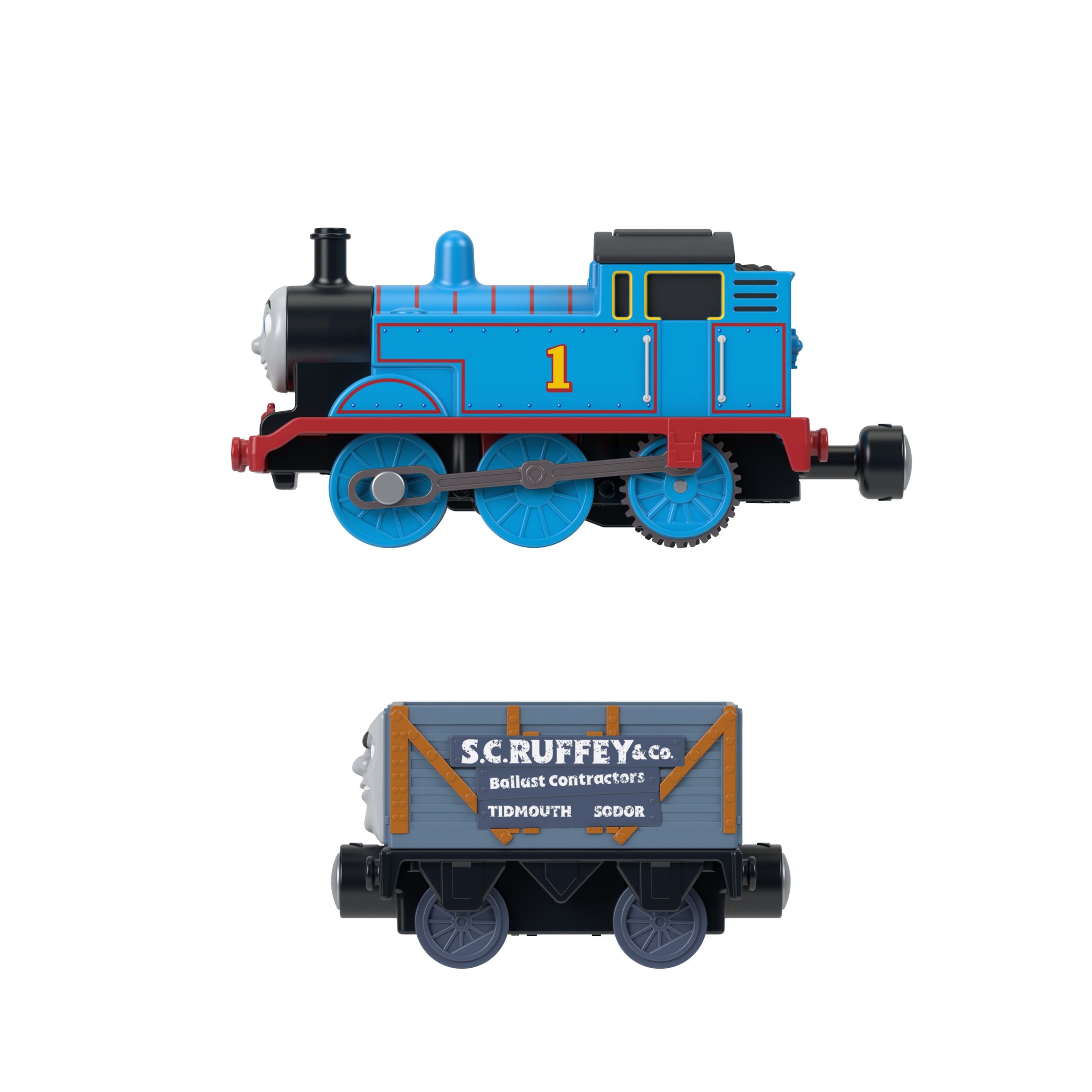 Locomotive Motoris??e Thomas et ses Amis de Fisher-Price Wagon S.C. Ruffey - Image 2