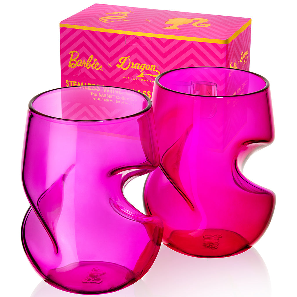 Barbie? X Dragon Glassware? Stemless Wine Glasses