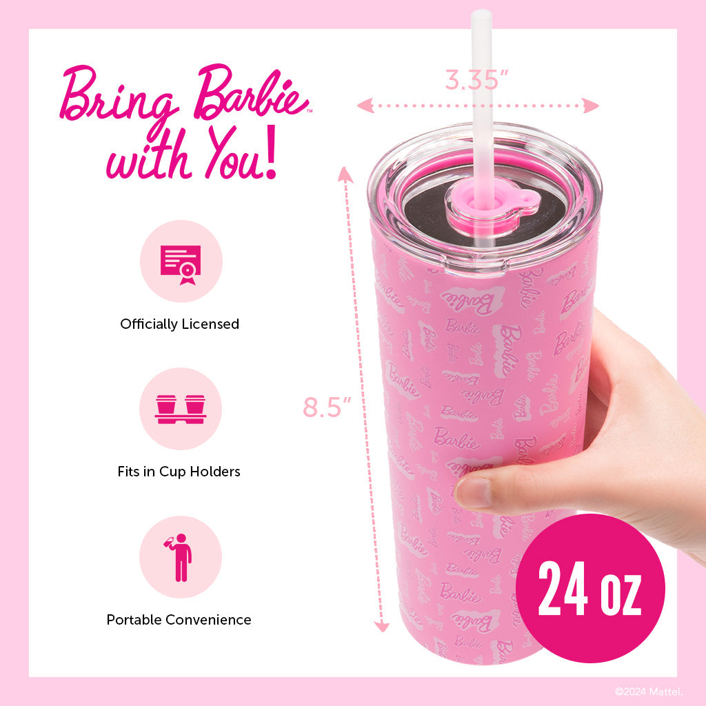 Barbie? Best Day Ever Tumbler - 24 Oz - Image 5
