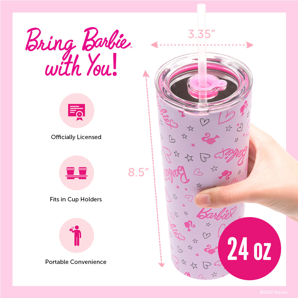 Barbie? Love Out Loud Tumbler - 24 Oz - Image 3