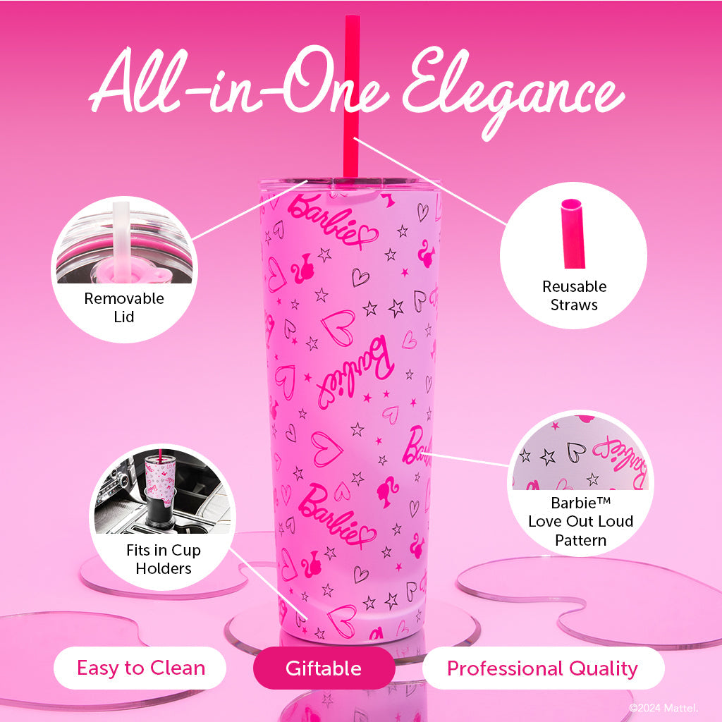 Barbie? Love Out Loud Tumbler - 24 Oz - Image 5