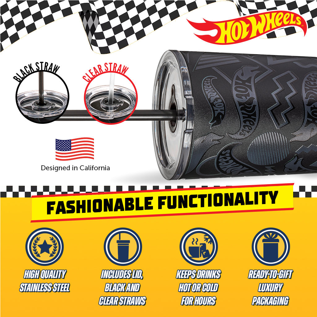 Hot Wheels? Finish Line Tumbler - 24 oz - Image 3