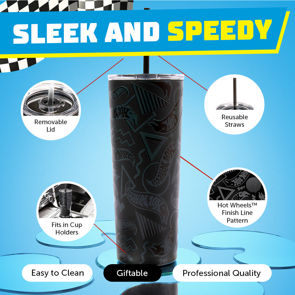 Hot Wheels? Finish Line Tumbler - 24 oz - Image 5