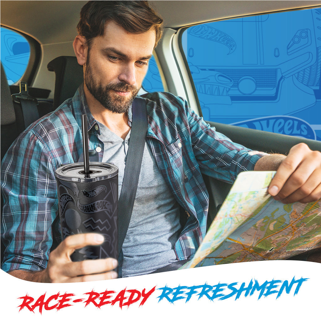 Hot Wheels? Finish Line Tumbler - 24 oz - Image 6