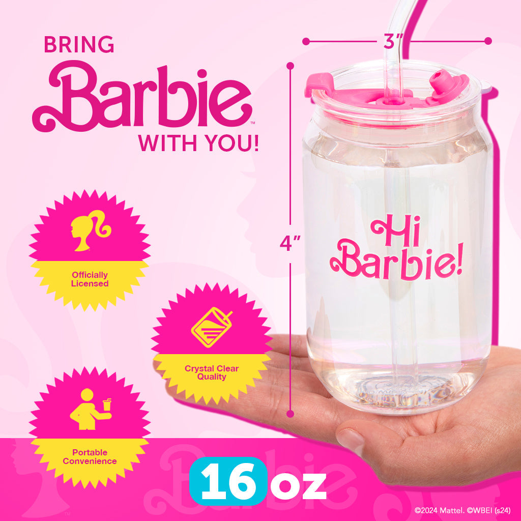 Barbie? the Movie X Dragon Glassware? Hi Barbie! Hi Ken! Drinking Glasses - Image 14