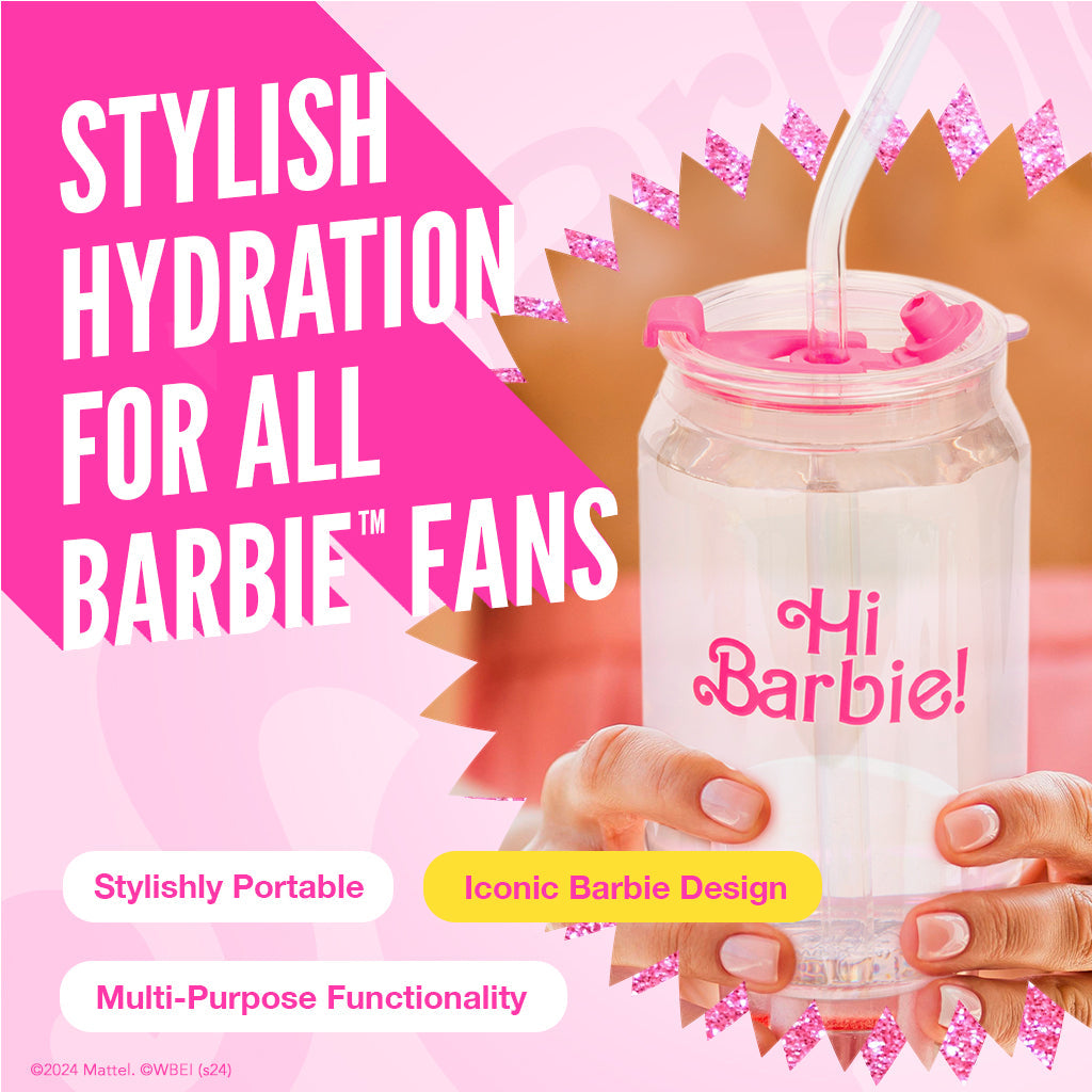 Barbie? the Movie X Dragon Glassware? Hi Barbie! Hi Ken! Drinking Glasses - Image 15