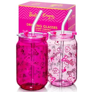 Barbie? X Dragon Glassware? Love Out Loud Drinking Glasses
