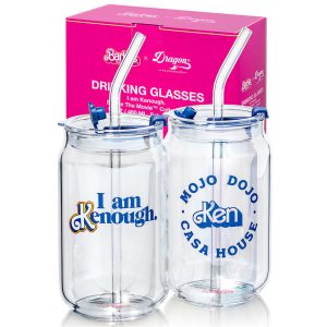 Barbie? the Movie X Dragon Glassware? I'm Just Ken? Drinking Glasses