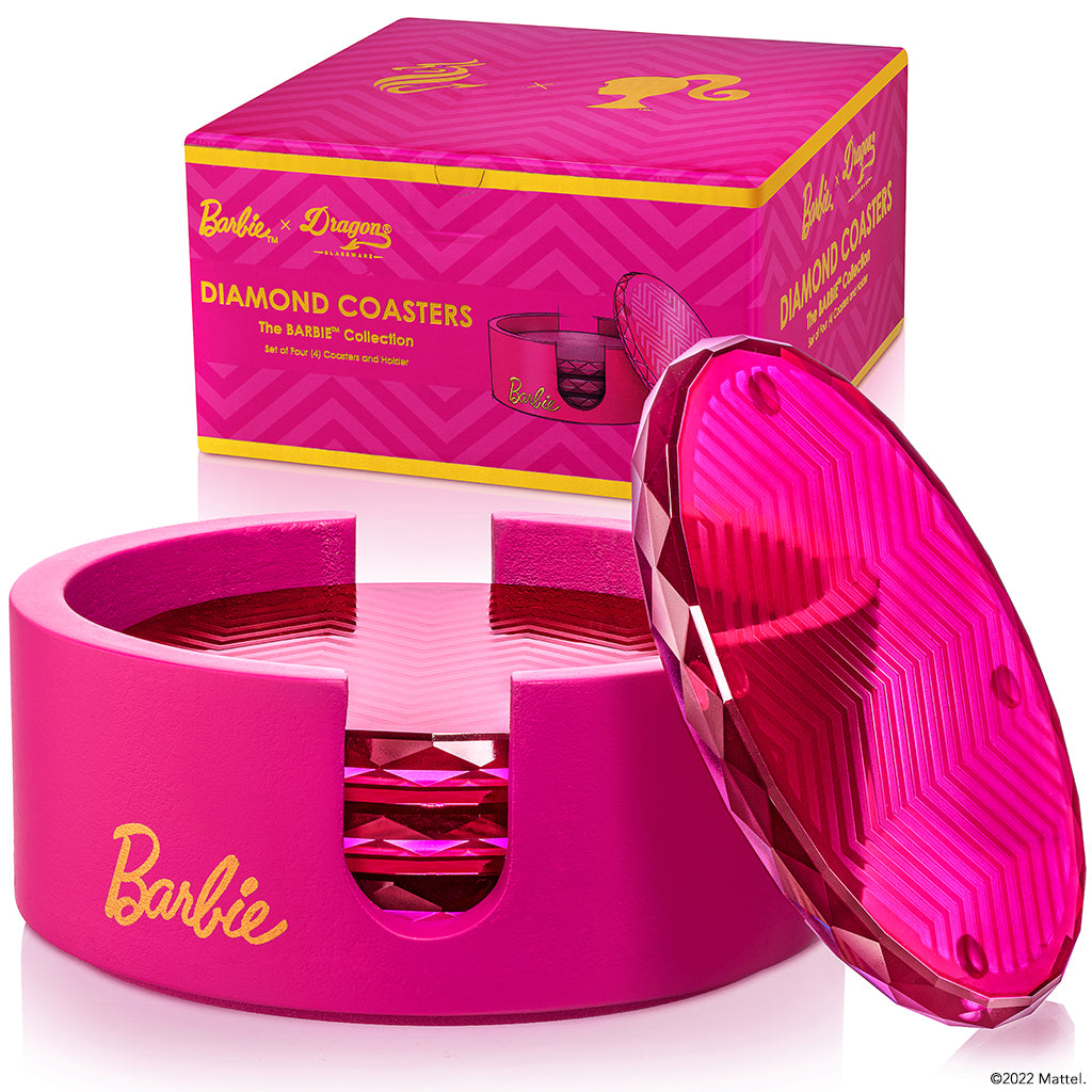 Barbie? X Dragon Glassware? Coasters