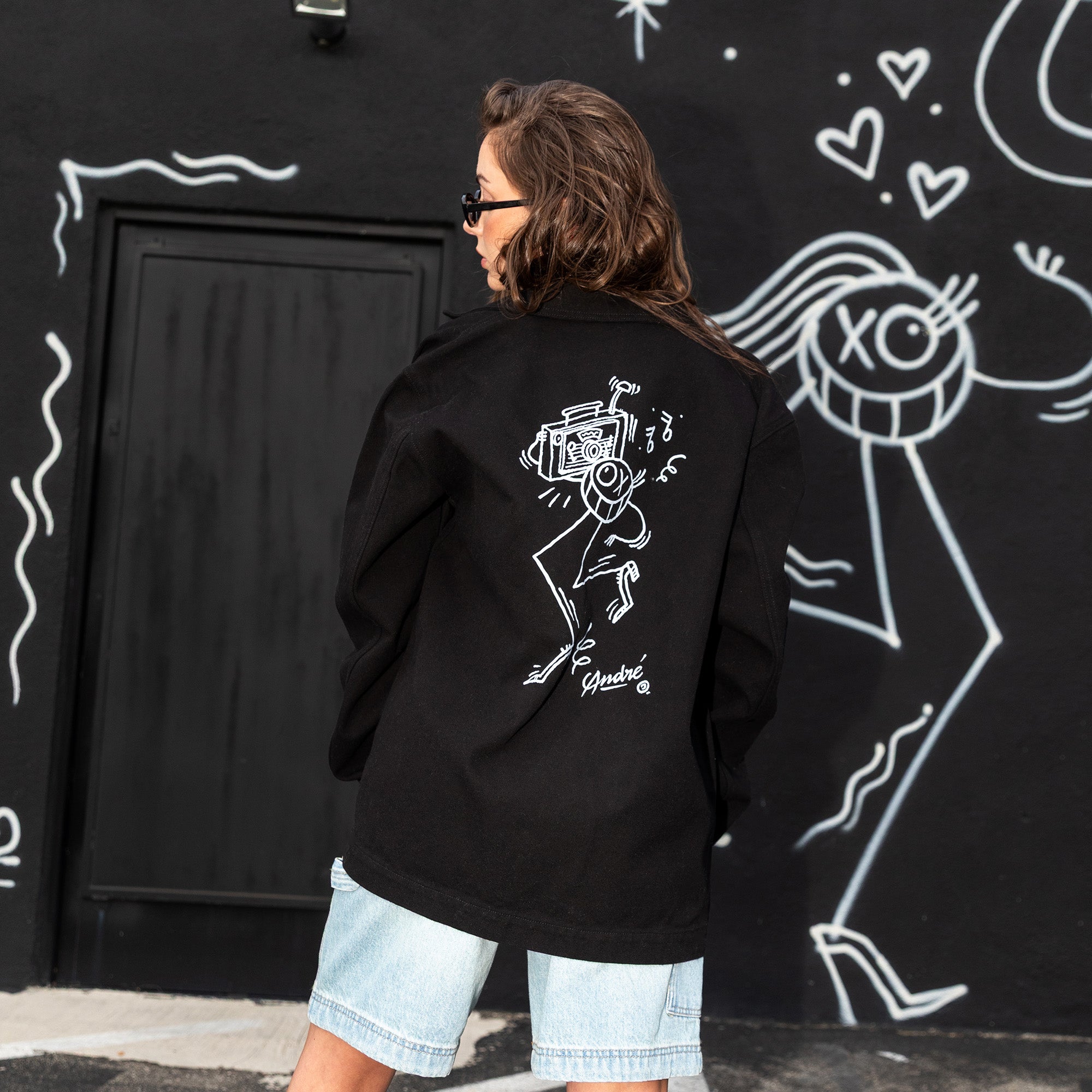 Fisher Price x Andr?? Saraiva Black Chore Jacket - Image 3