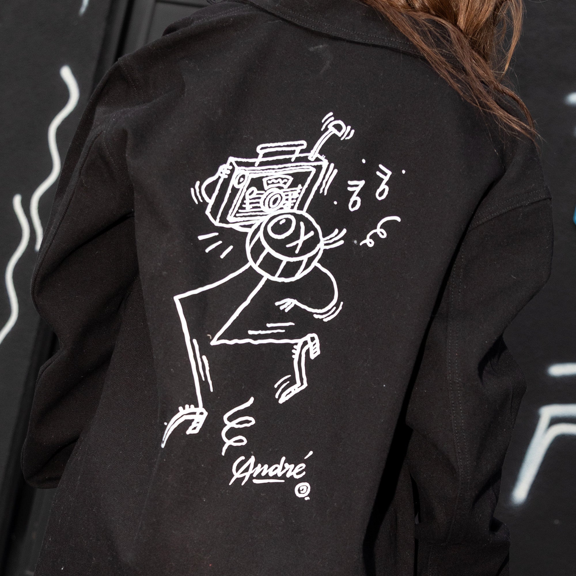 Fisher Price x Andr?? Saraiva Black Chore Jacket - Image 4