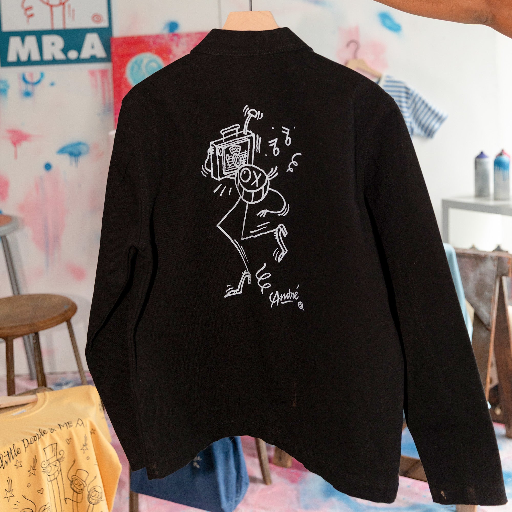 Fisher Price x Andr?? Saraiva Black Chore Jacket - Image 5