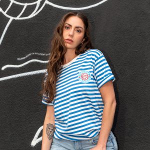 Fisher Price x Andr?? Saraiva Blue Striped T-shirt