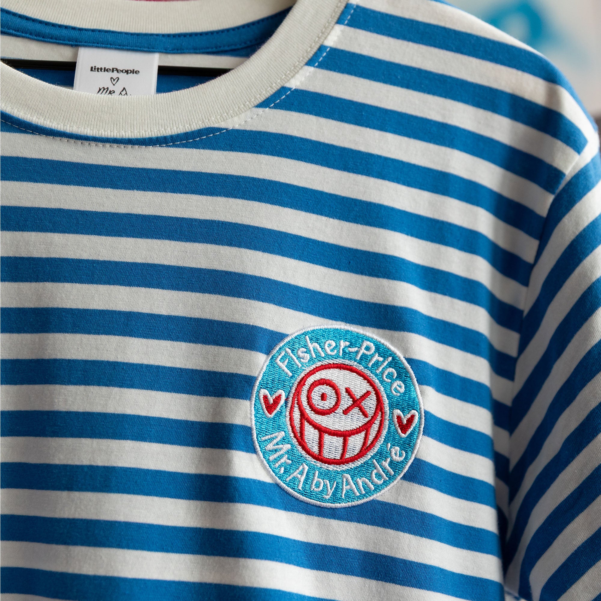 Fisher Price x Andr?? Saraiva Blue Striped T-shirt - Image 6