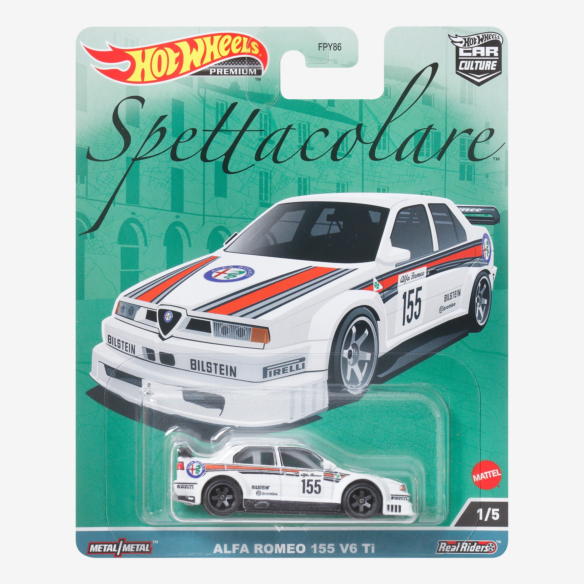 Hot Wheels Premium Car Culture Spettacolare ?C Alfa Romeo 155 V6 Ti