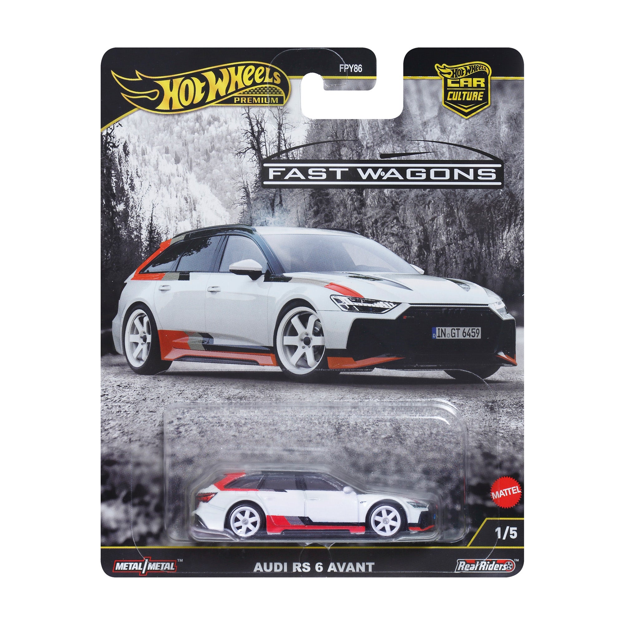 Hot Wheels Premium Car Culture Fast Wagons Audi RS 6 Avant