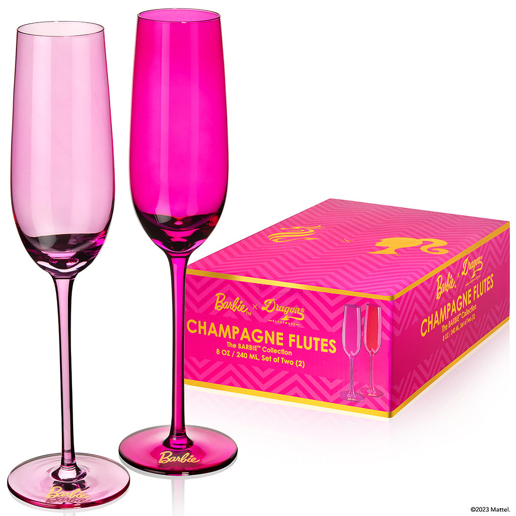 Barbie? X Dragon Glassware? Champagne Flutes - Image 8