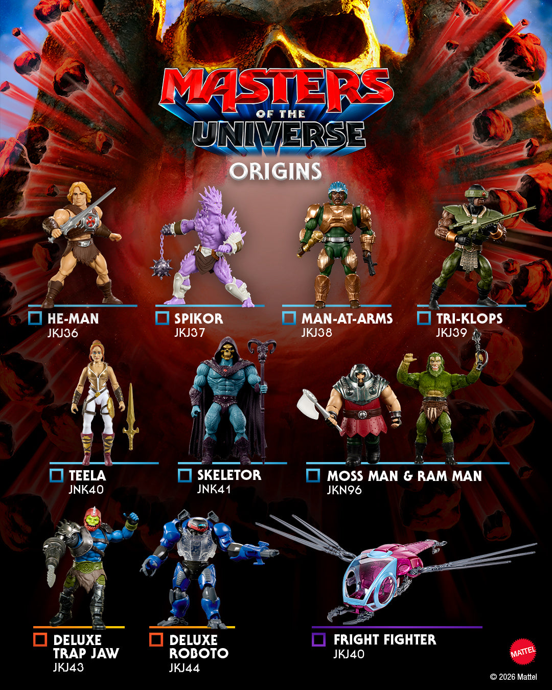 Masters Of The Universe Origins 2026 Movie 5.5 inch 2 Pack Action Figures Ram & Moss Man - Image 6