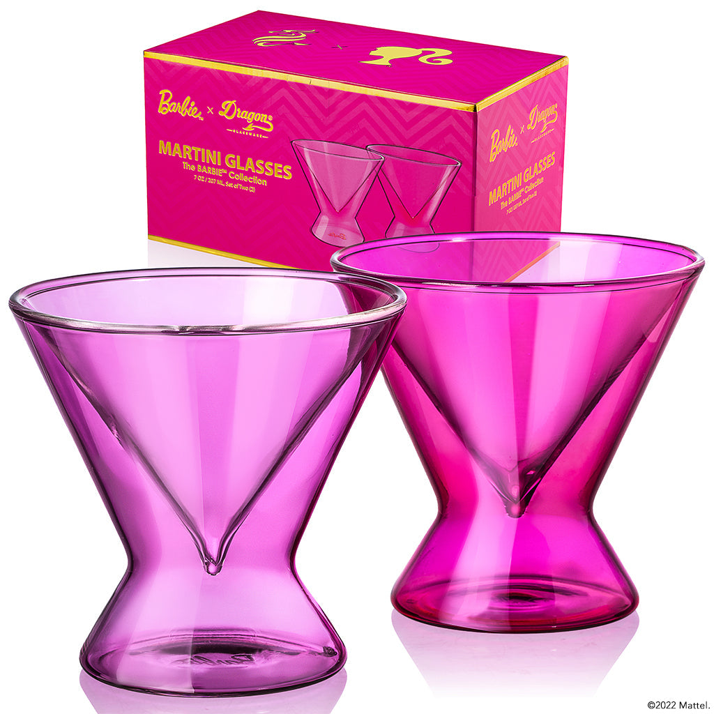 Barbie? X Dragon Glassware? Stemless Martini Glasses