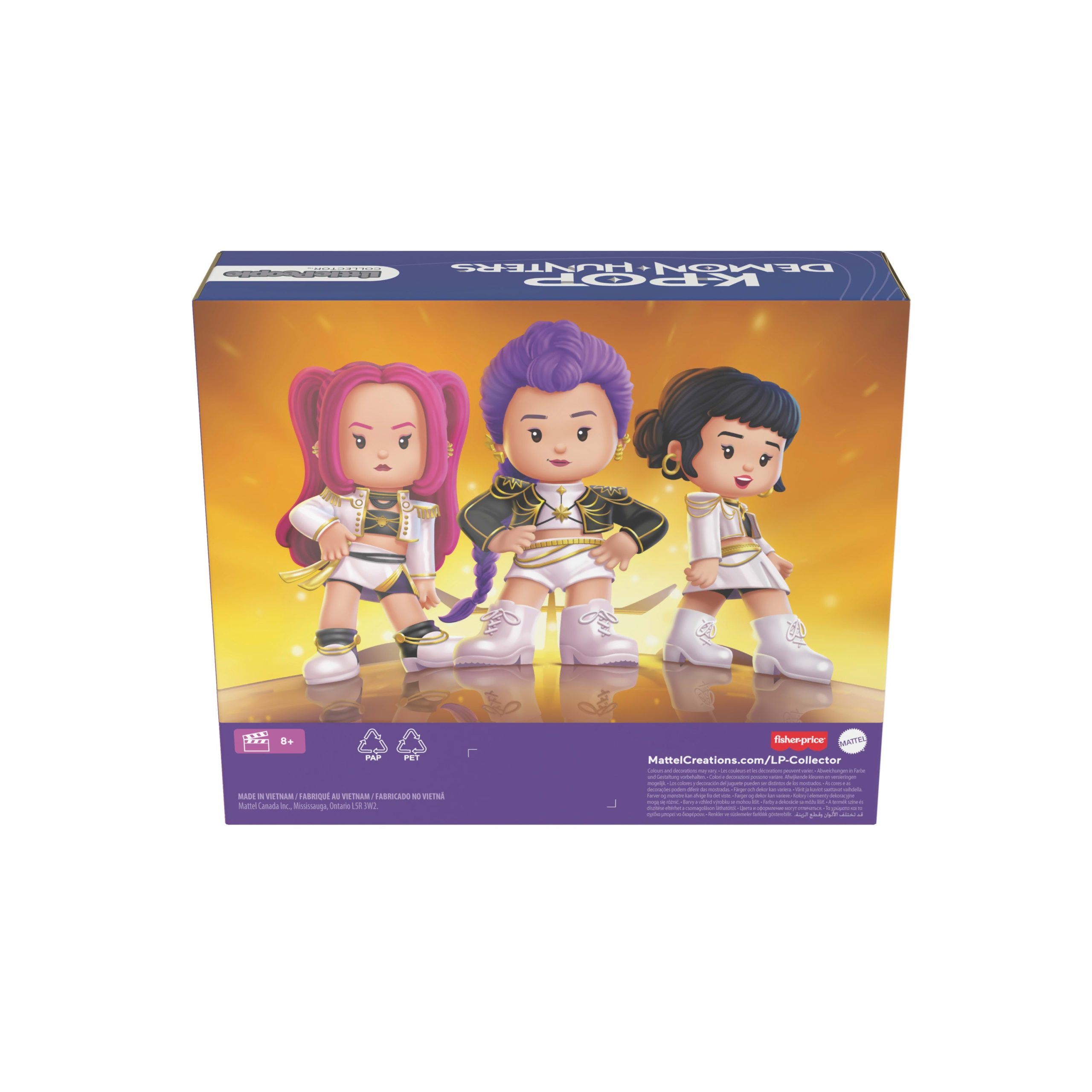 Coffret KPop demon Hunters: Huntr/X Little People Collector en ??dition Sp??ciale. 3?Figurines - Image 6