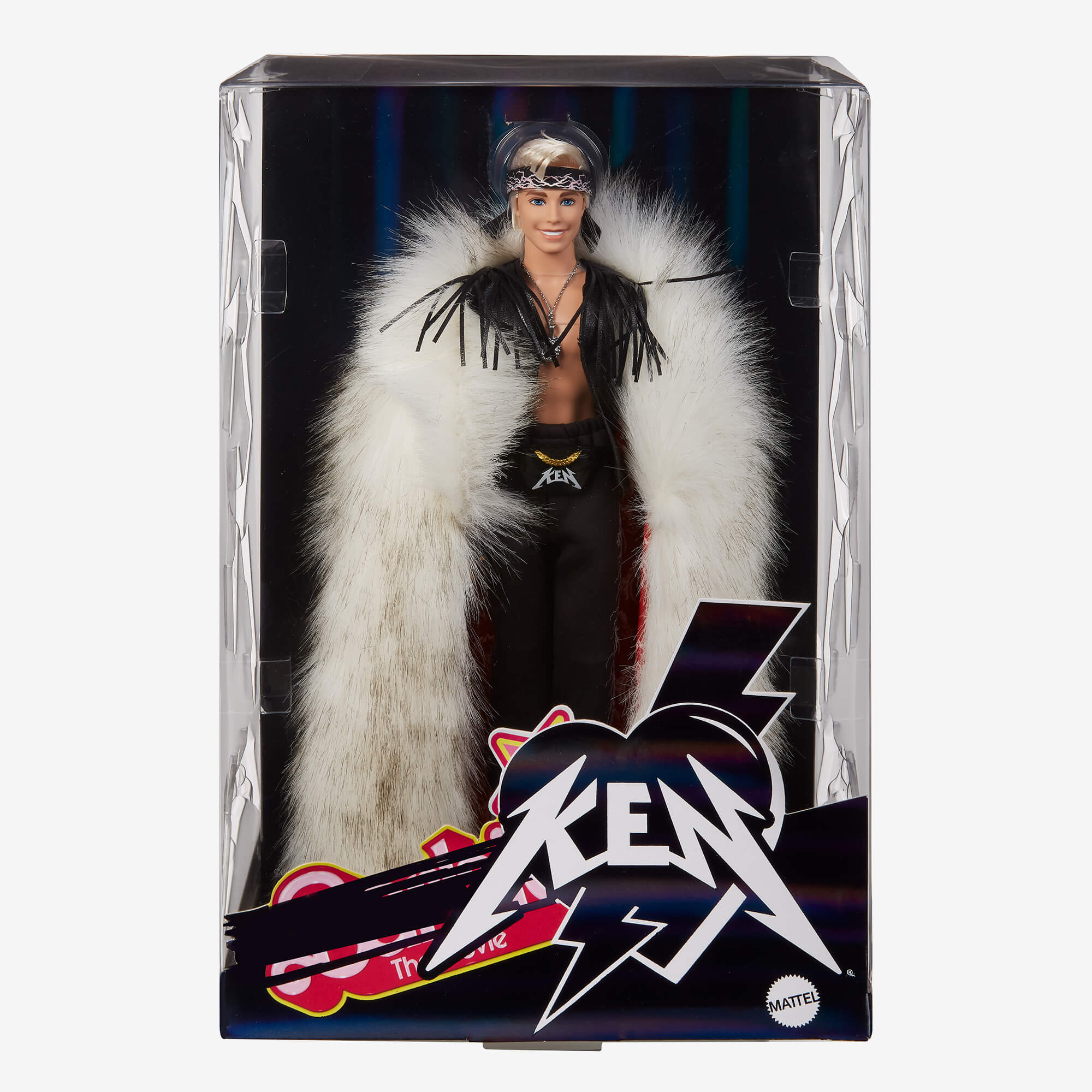 Ken Doll in Faux Fur Coat and Black Fringe Vest ?C Barbie The Movie - Image 16