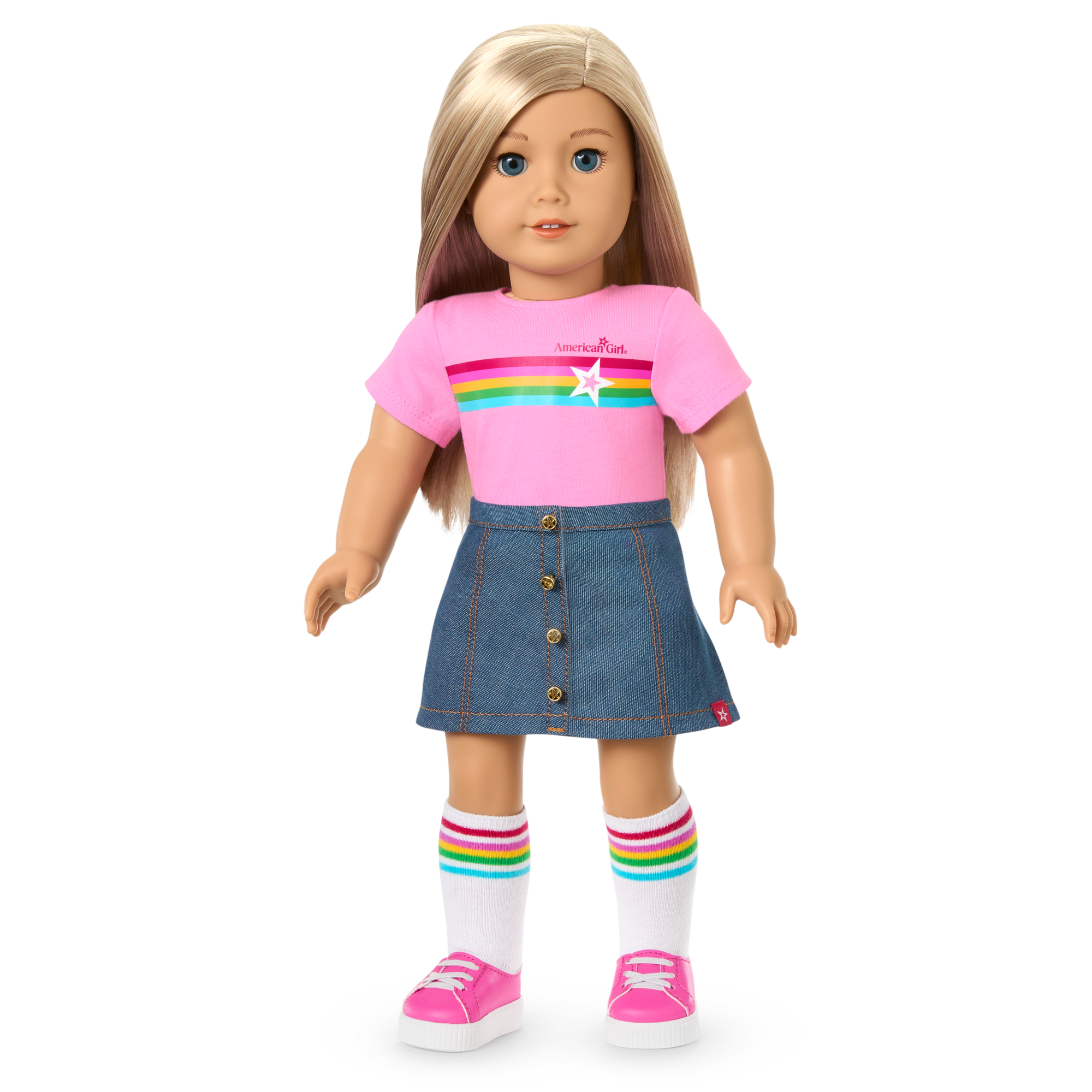 Truly Me? 18-inch Doll #100 with straight layered blonde hair - Image 11