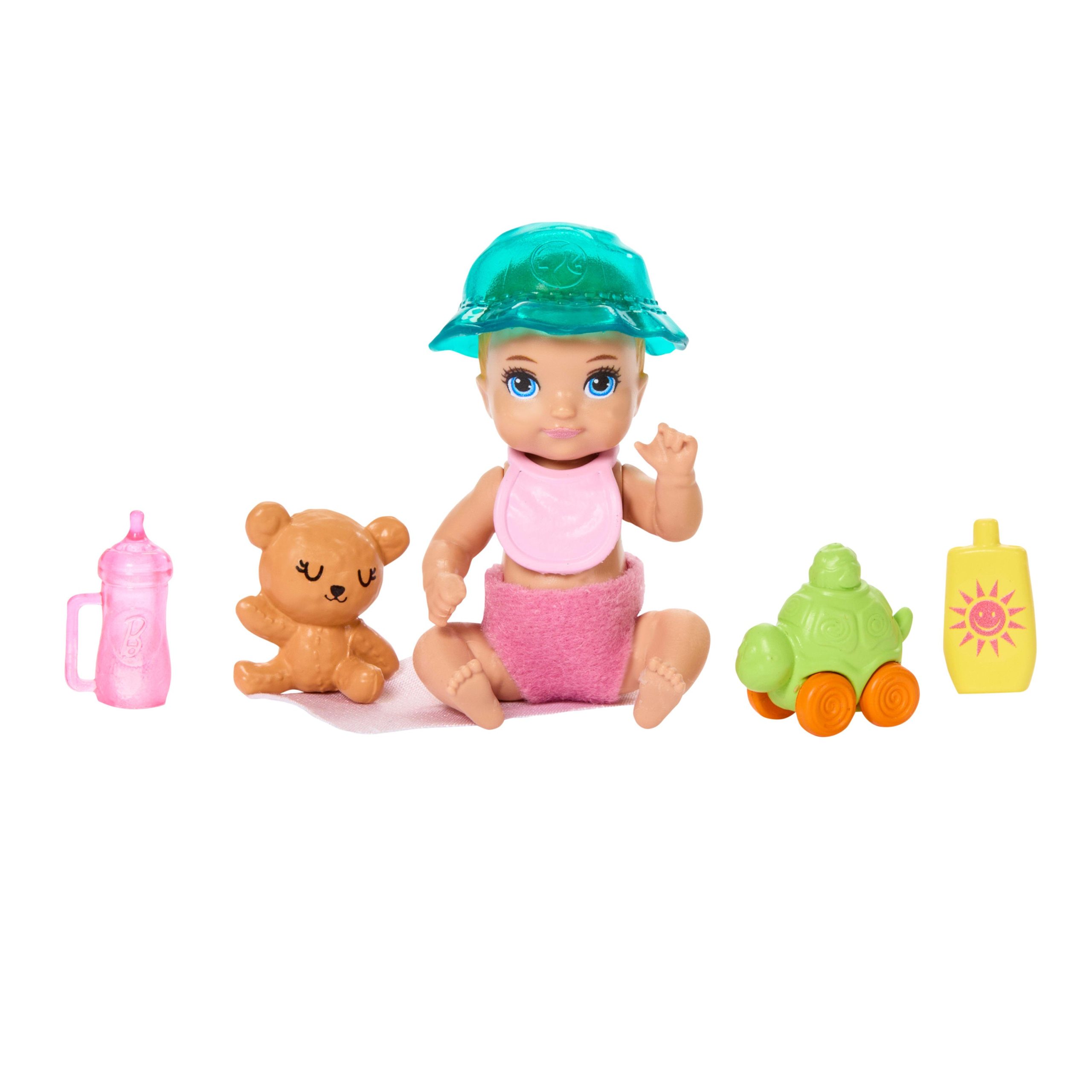 Barbie Skipper Babysitters inc. Playset With Skipper Doll. Baby Doll. Stroller & 7 Accessories - Image 5